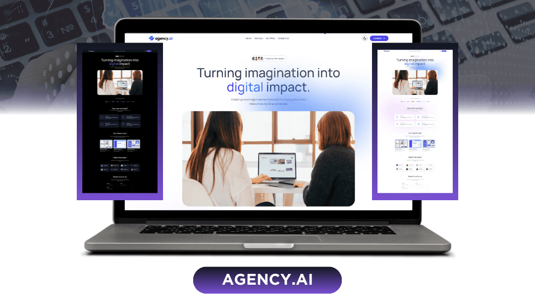 Agency.AI Landing Page Screenshot 3 - MD Amdad Islam Portfolio